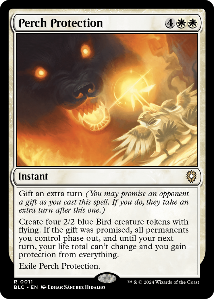Perch Protection [Bloomburrow Commander] | Card Merchant Takapuna