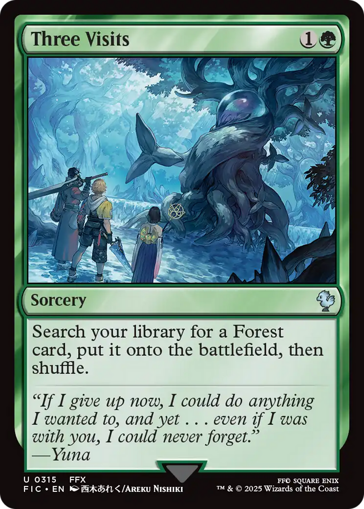 Three Visits [FINAL FANTASY Commander] | Card Merchant Takapuna