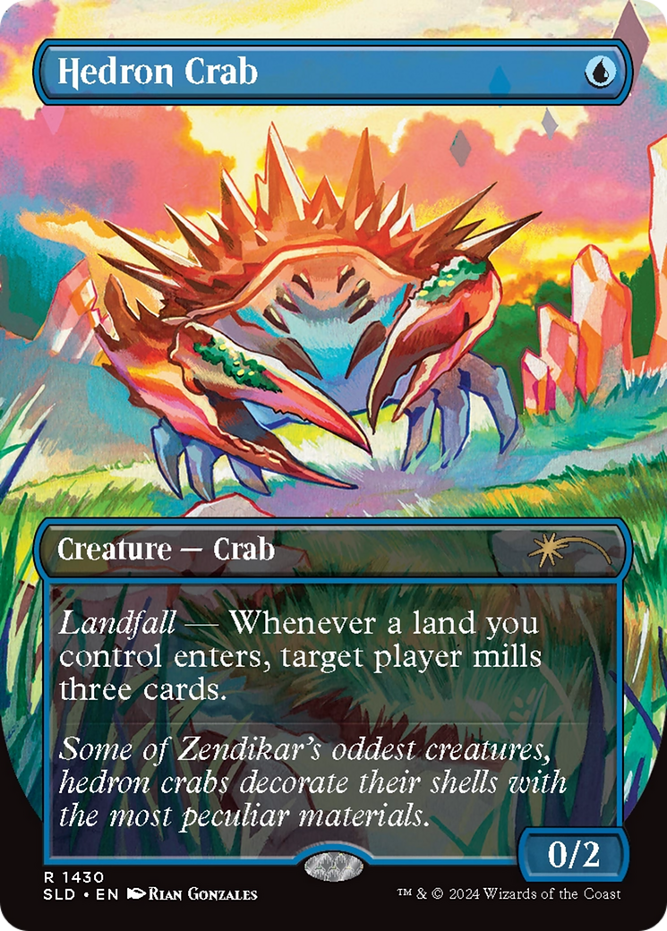 Hedron Crab (Rainbow Foil) [Secret Lair Drop Series] | Card Merchant Takapuna