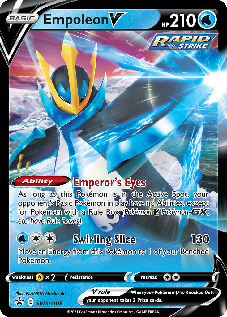 Empoleon V (SWSH108) [Sword & Shield: Black Star Promos] | Card Merchant Takapuna
