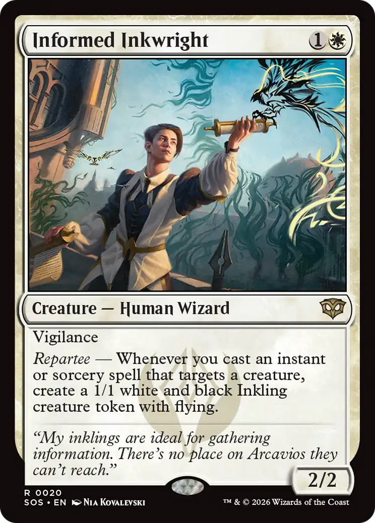 Informed Inkwright [Secrets of Strixhaven] | Card Merchant Takapuna