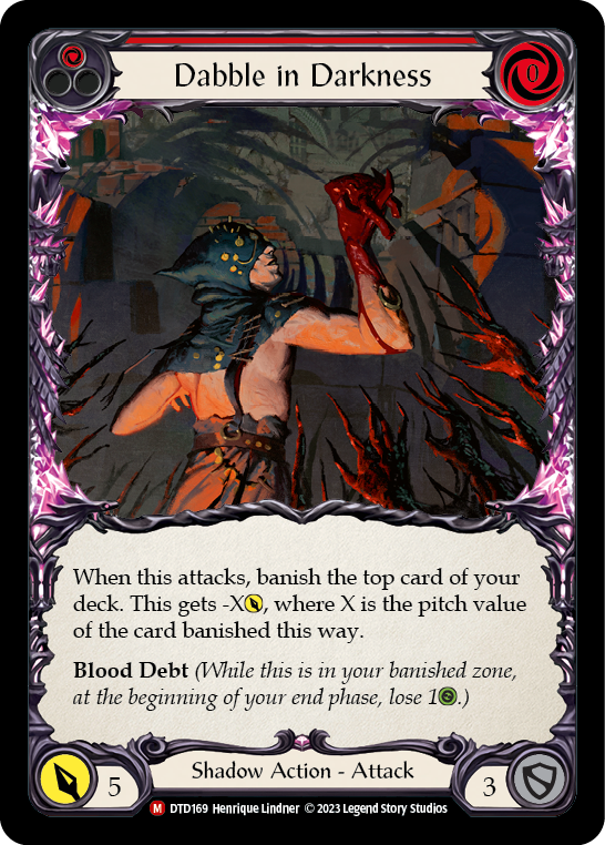 Dabble in Darkness [DTD169] (Dusk Till Dawn) | Card Merchant Takapuna