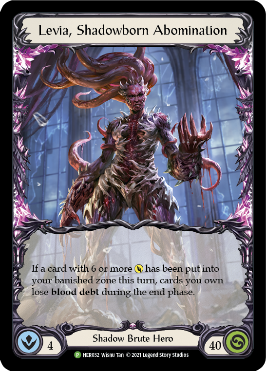 Levia, Shadowborn Abomination [HER032] (Promo)  Cold Foil | Card Merchant Takapuna