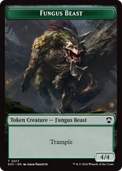 Goat // Fungus Beast Double-Sided Token [Secrets of Strixhaven Commander Tokens] | Card Merchant Takapuna