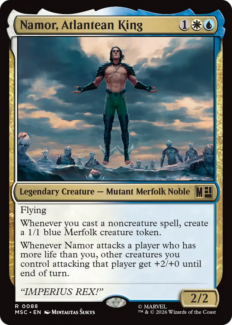 Namor, Atlantean King [Marvel Super Heroes Commander] | Card Merchant Takapuna