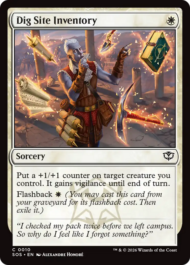 Dig Site Inventory [Secrets of Strixhaven] | Card Merchant Takapuna