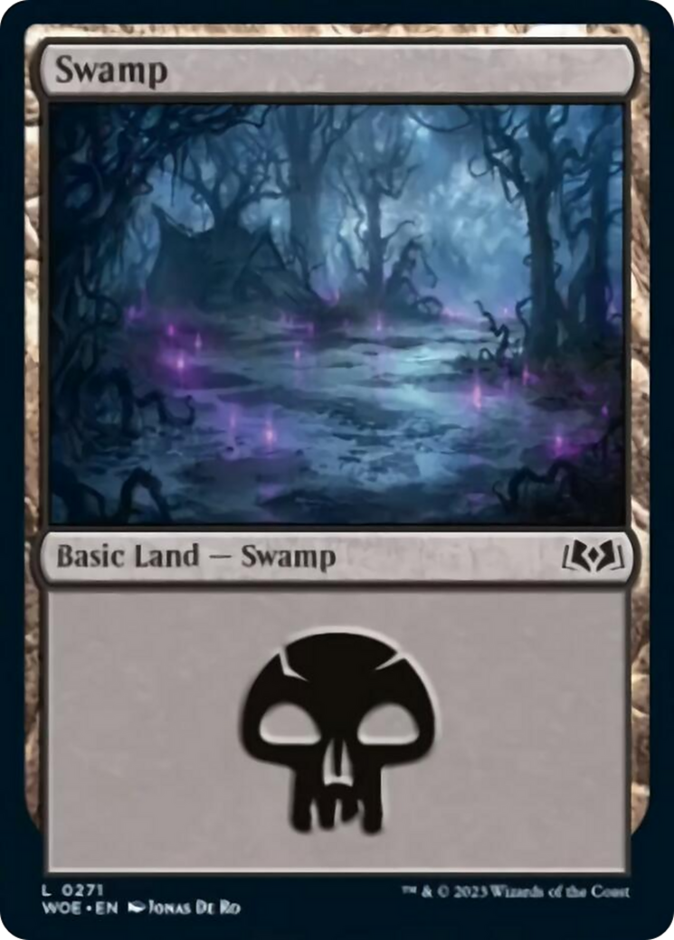 Swamp (0271) [Wilds of Eldraine] | Card Merchant Takapuna