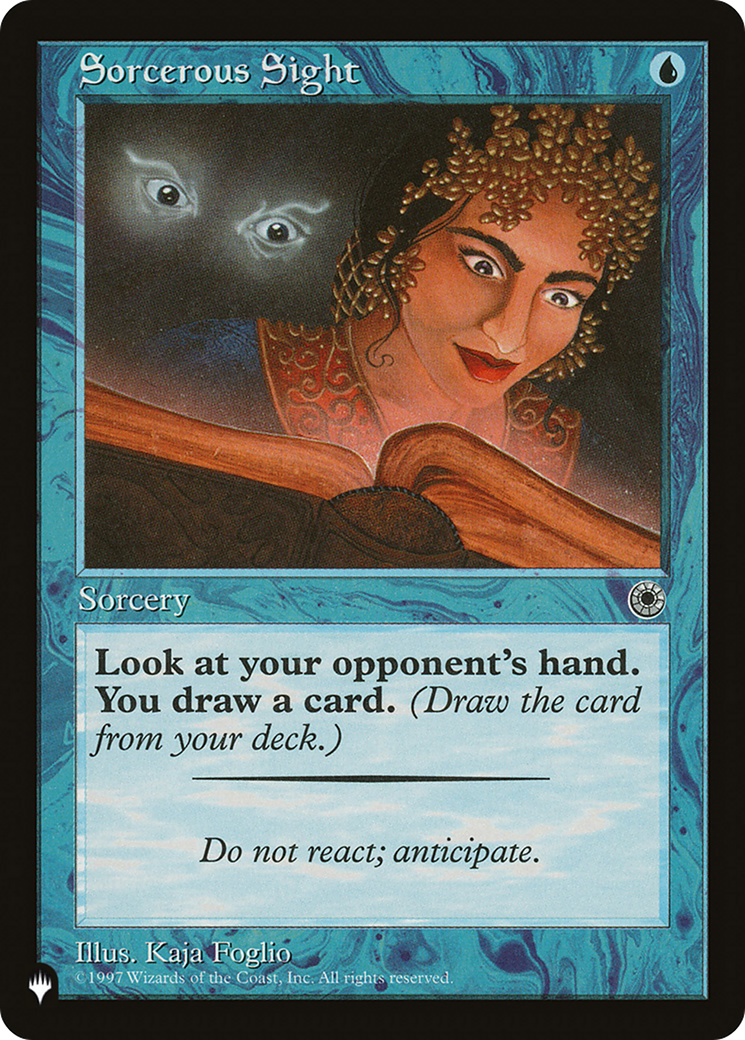 Sorcerous Sight [The List] | Card Merchant Takapuna