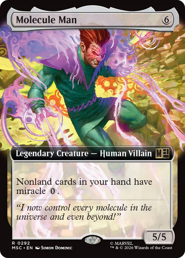 Molecule Man (Extended Art) [Marvel Super Heroes Commander] | Card Merchant Takapuna