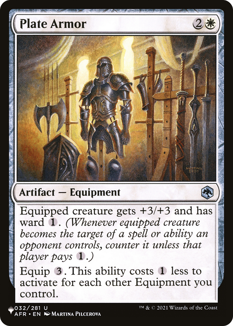 Plate Armor [The List] | Card Merchant Takapuna