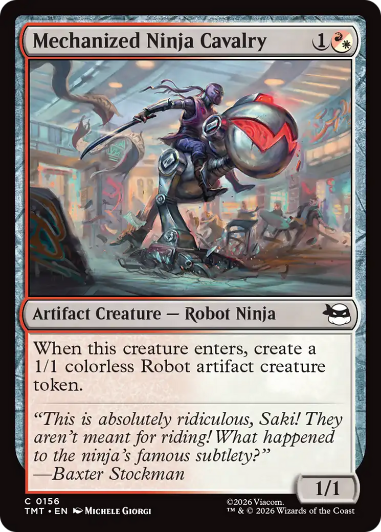 Mechanized Ninja Cavalry [Teenage Mutant Ninja Turtles] | Card Merchant Takapuna