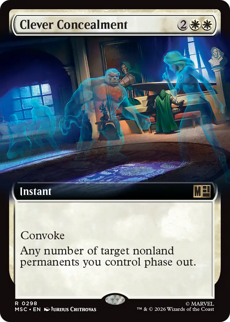 Clever Concealment (Extended Art) [Marvel Super Heroes Commander] | Card Merchant Takapuna