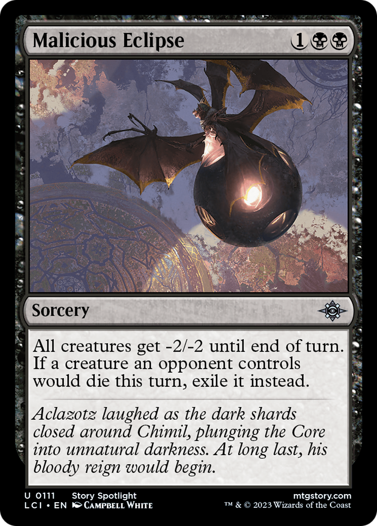 Malicious Eclipse [The Lost Caverns of Ixalan] | Card Merchant Takapuna