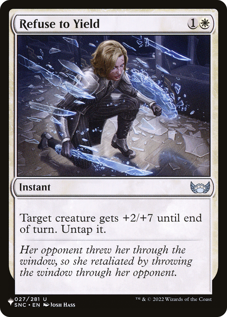 Refuse to Yield [The List] | Card Merchant Takapuna