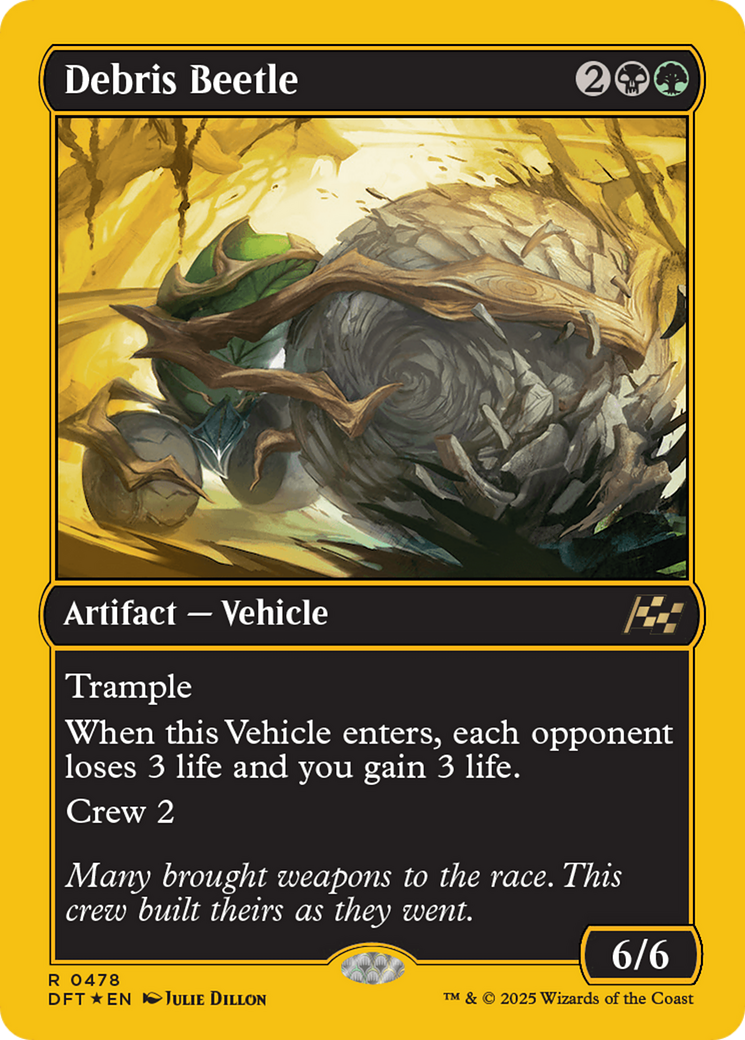 Debris Beetle (First-Place Foil) [Aetherdrift] | Card Merchant Takapuna