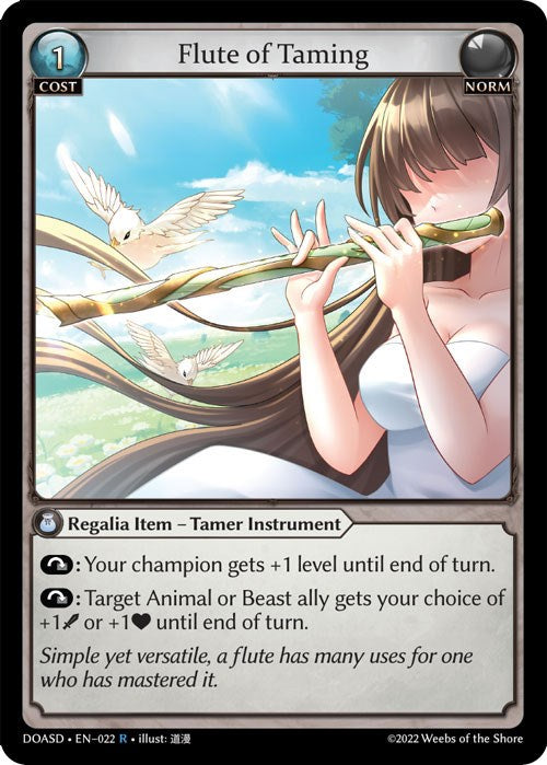 Flute of Taming (022) [Dawn of Ashes: Starter Decks] | Card Merchant Takapuna