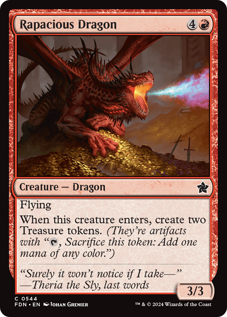 Rapacious Dragon [Foundations] | Card Merchant Takapuna