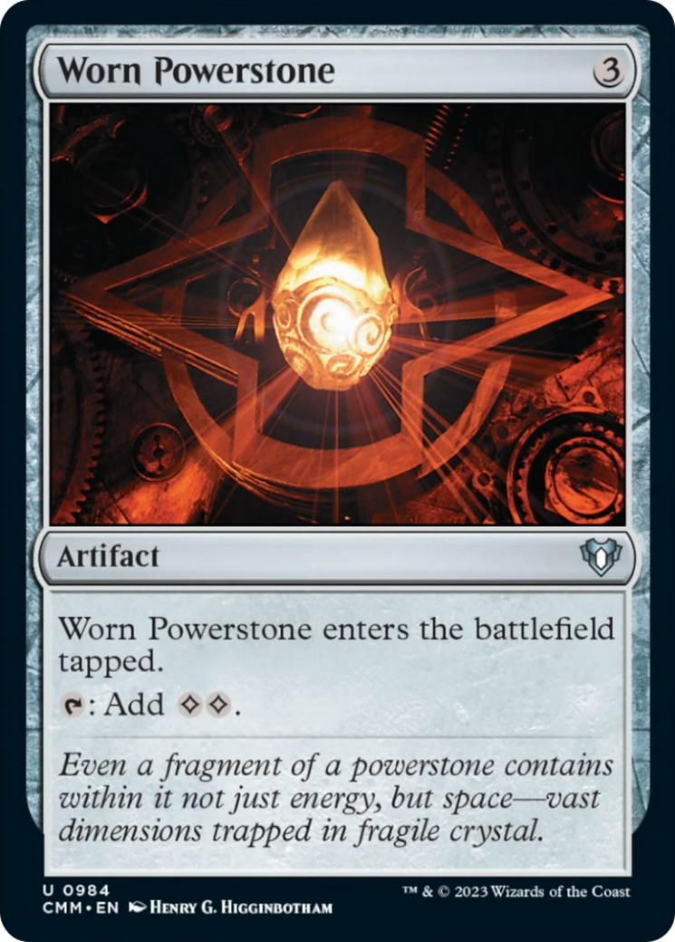 Worn Powerstone [Commander Masters] | Card Merchant Takapuna