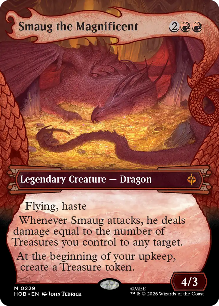 Smaug the Magnificent (Showcase) [The Hobbit] | Card Merchant Takapuna