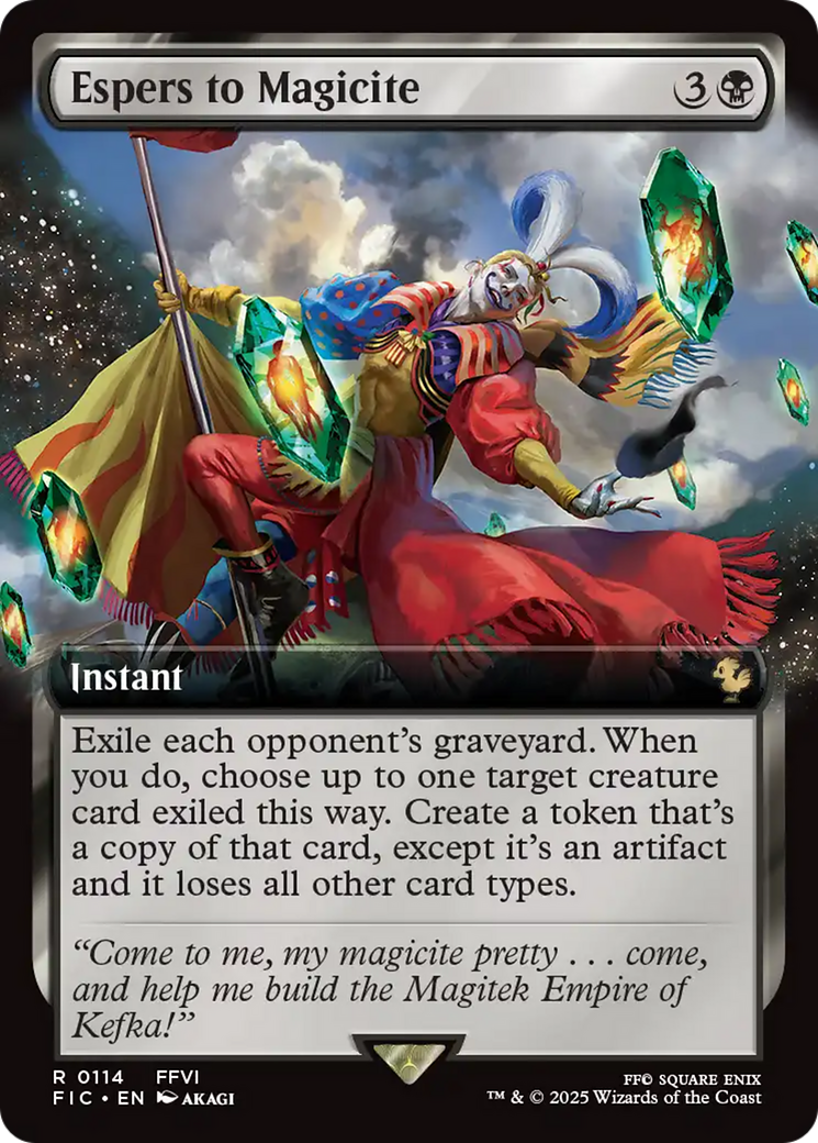 Espers to Magicite (Extended Art) [FINAL FANTASY Commander] | Card Merchant Takapuna