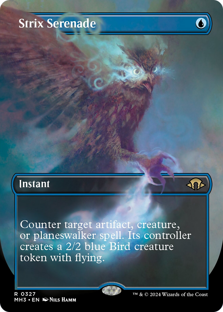 Strix Serenade (Borderless) [Modern Horizons 3] | Card Merchant Takapuna