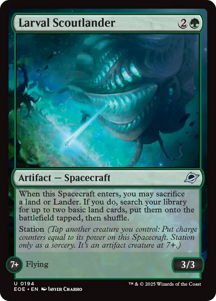 Larval Scoutlander [Edge of Eternities] | Card Merchant Takapuna