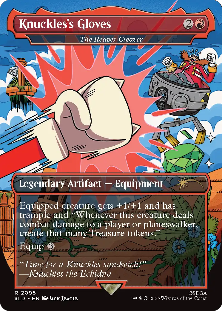 The Reaver Cleaver (Borderless) (Dwarvish) [The Hobbit: Eternal-Legal] | Card Merchant Takapuna