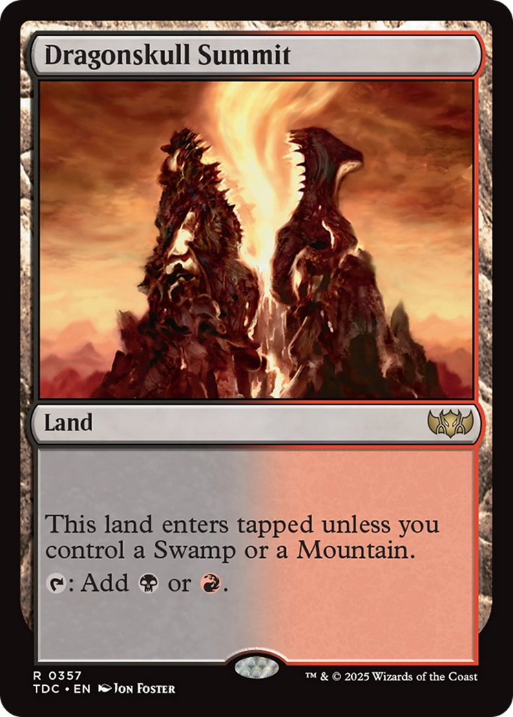 Dragonskull Summit [Tarkir: Dragonstorm Commander] | Card Merchant Takapuna