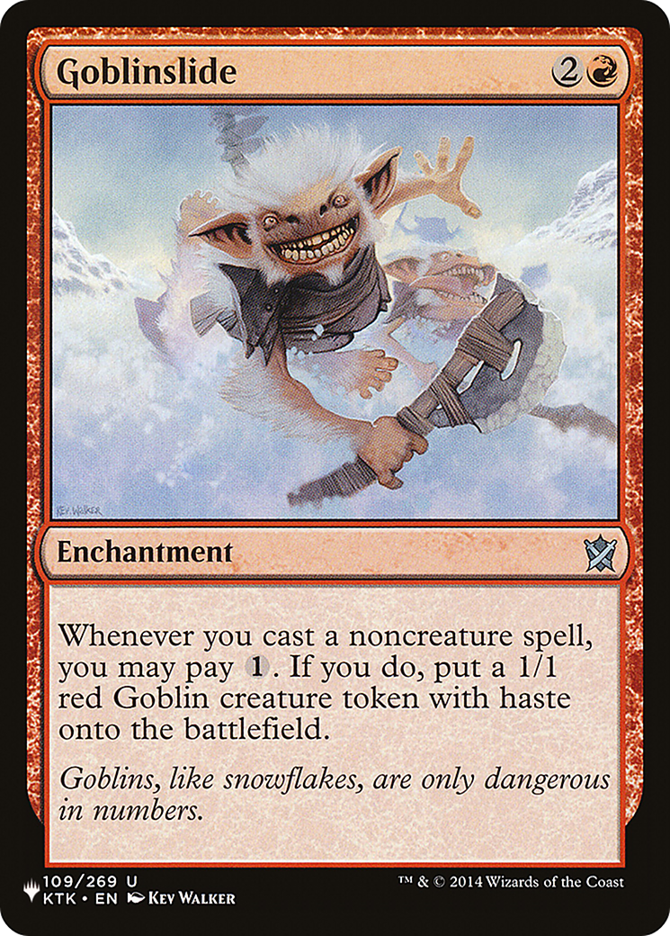 Goblinslide [The List] | Card Merchant Takapuna