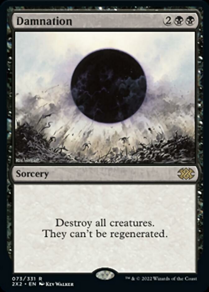 Damnation [Double Masters 2022] | Card Merchant Takapuna
