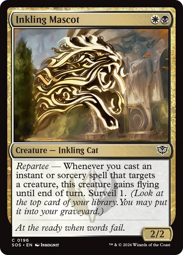 Inkling Mascot [Secrets of Strixhaven] | Card Merchant Takapuna