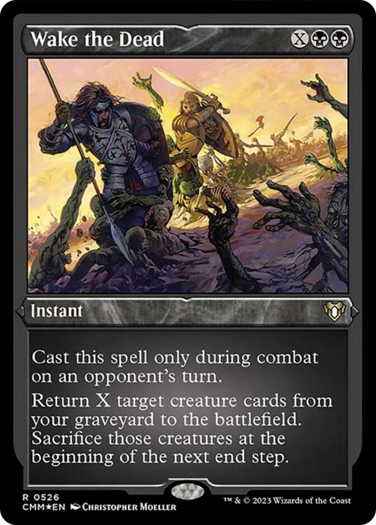 Wake the Dead (Foil Etched) [Commander Masters] | Card Merchant Takapuna