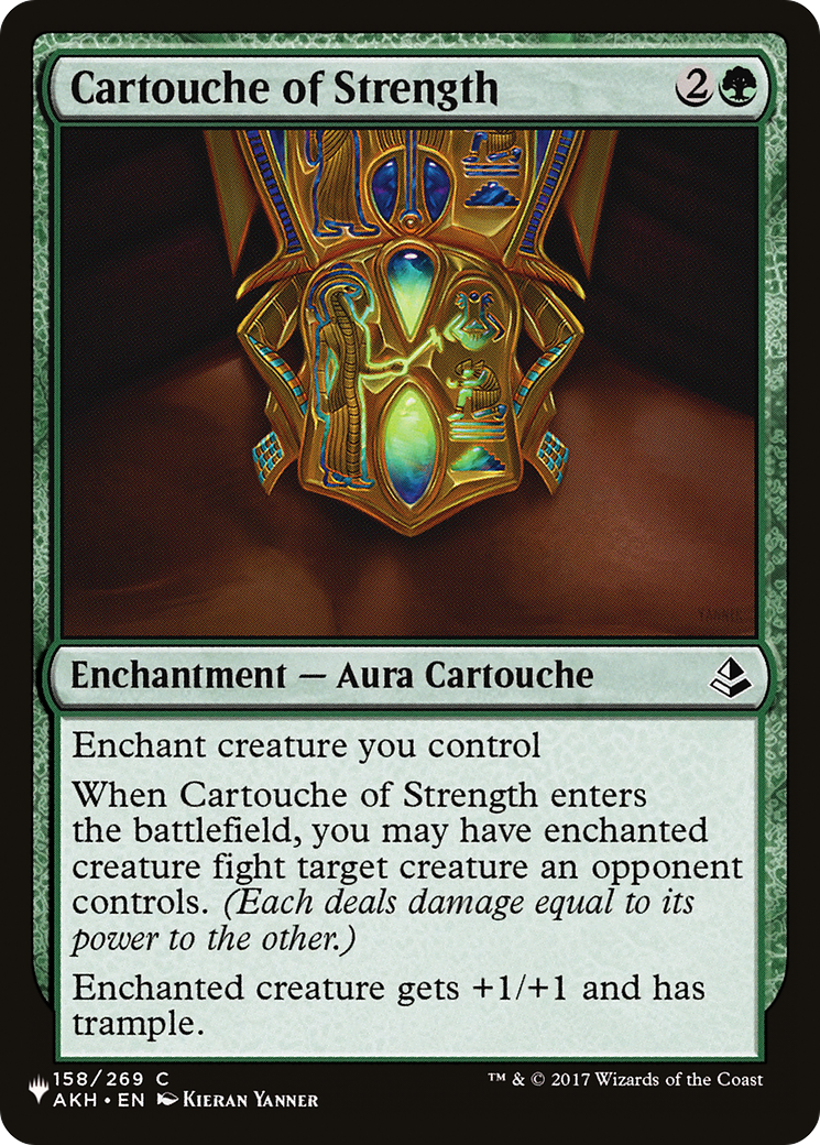Cartouche of Strength [The List] | Card Merchant Takapuna