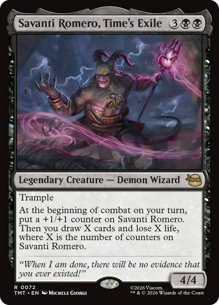 Savanti Romero, Time's Exile [Teenage Mutant Ninja Turtles] | Card Merchant Takapuna