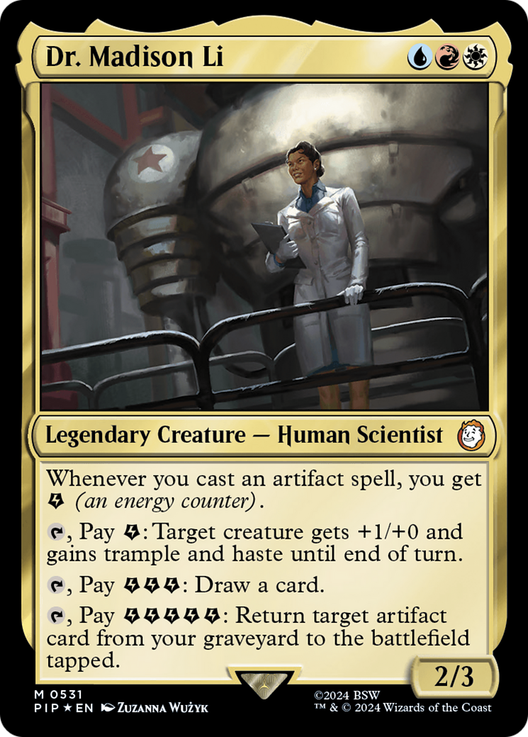 Dr. Madison Li (Surge Foil) [Fallout] | Card Merchant Takapuna