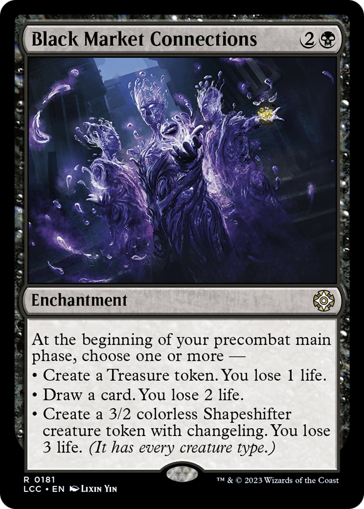 Black Market Connections [The Lost Caverns of Ixalan Commander] | Card Merchant Takapuna