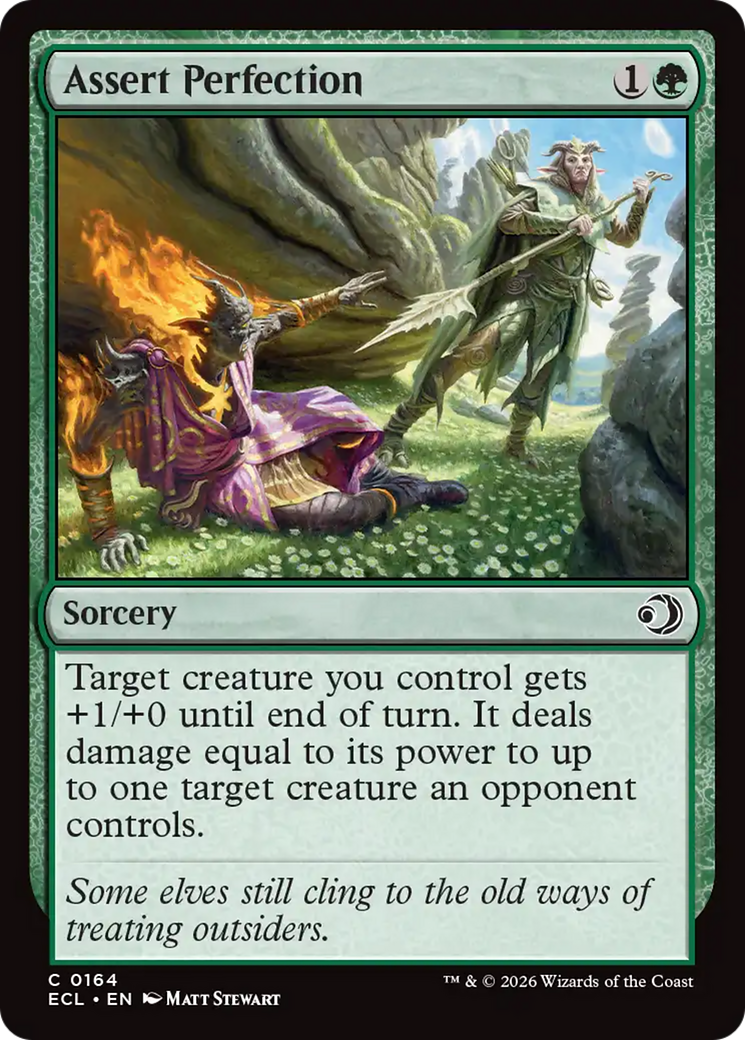 Assert Perfection [Lorwyn Eclipsed] | Card Merchant Takapuna