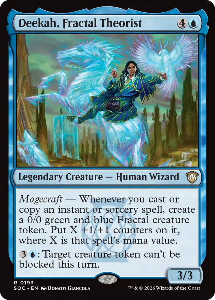 Deekah, Fractal Theorist [Secrets of Strixhaven Commander] | Card Merchant Takapuna