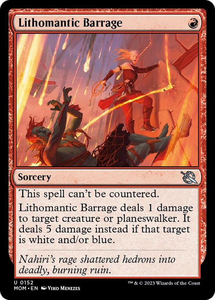Lithomantic Barrage [March of the Machine] | Card Merchant Takapuna