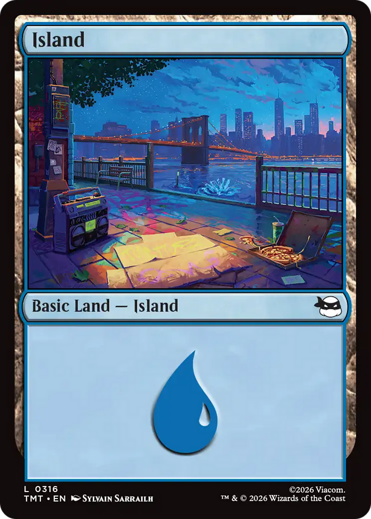 Island (0316) [Teenage Mutant Ninja Turtles] | Card Merchant Takapuna