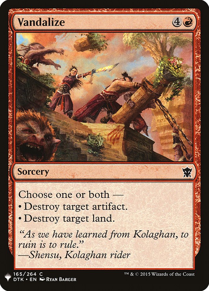 Vandalize [Mystery Booster] | Card Merchant Takapuna