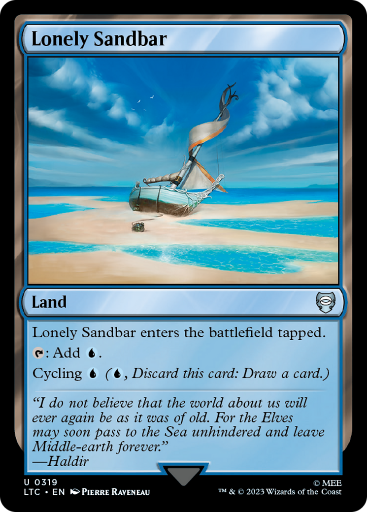 Lonely Sandbar [The Lord of the Rings: Tales of Middle-Earth Commander] | Card Merchant Takapuna