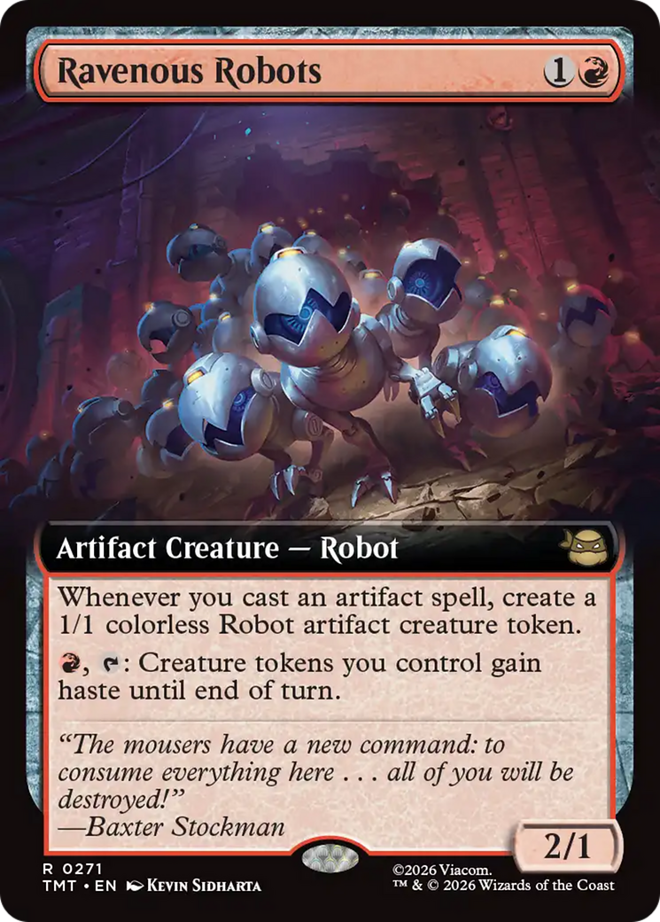 Ravenous Robots (Extended Art) [Teenage Mutant Ninja Turtles] | Card Merchant Takapuna