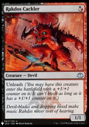 Rakdos Cackler [The List] | Card Merchant Takapuna