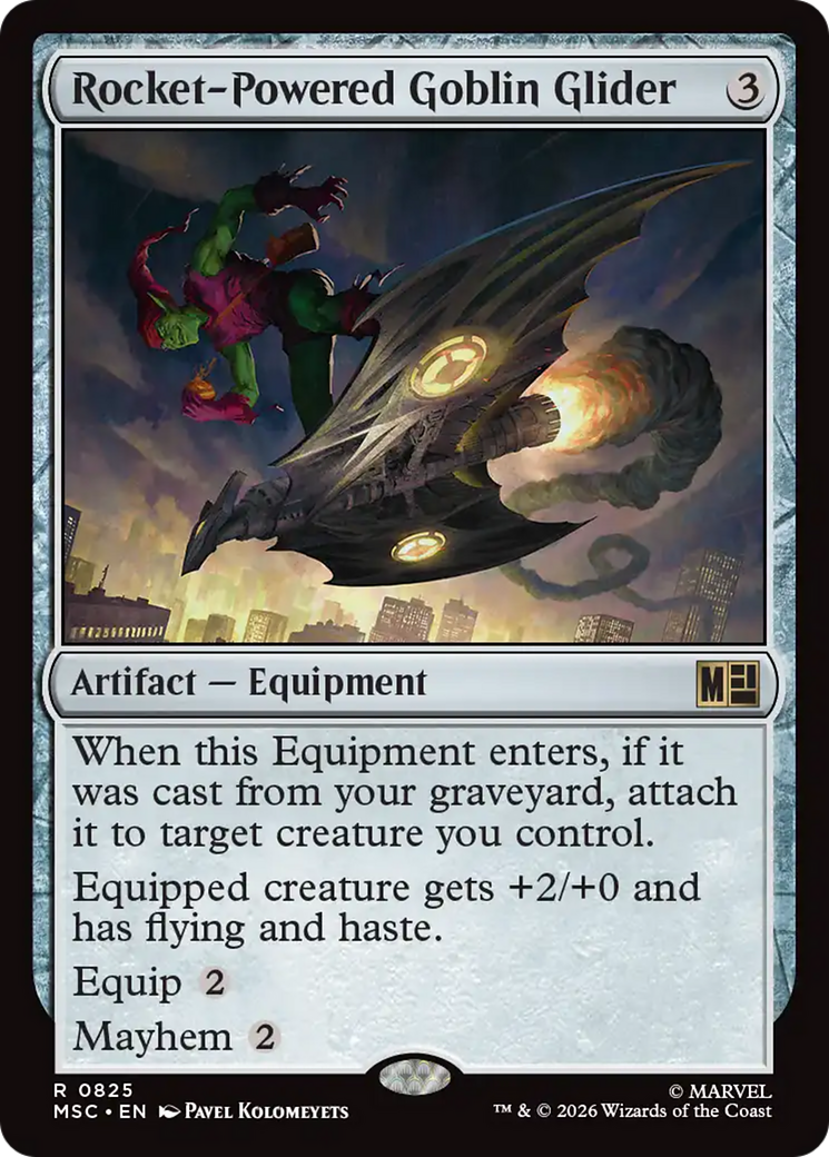 Rocket-Powered Goblin Glider [Marvel Super Heroes Commander] | Card Merchant Takapuna