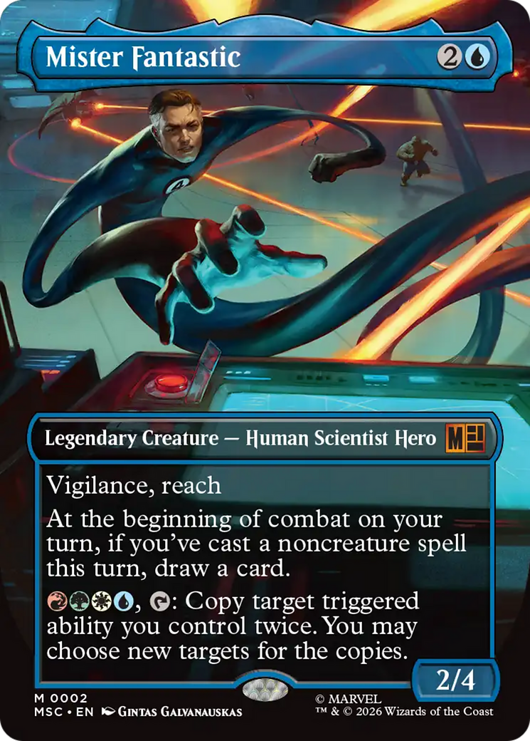 Mister Fantastic (Borderless) [Marvel Super Heroes Commander] | Card Merchant Takapuna