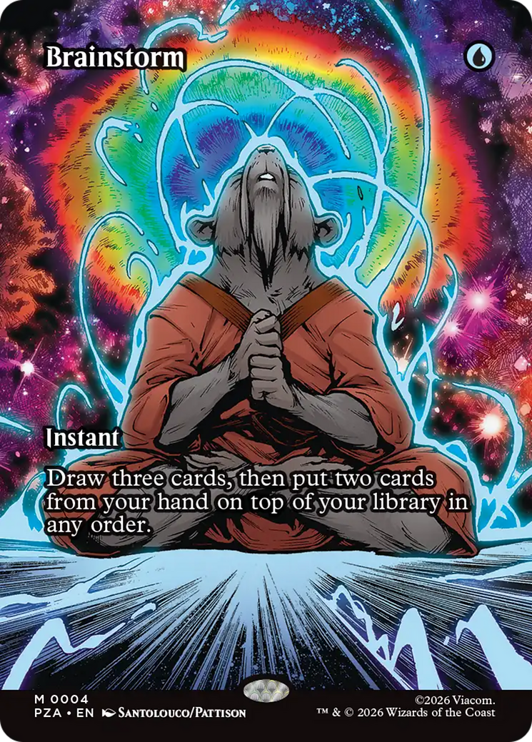 Brainstorm (Borderless) [Teenage Mutant Ninja Turtles Eternal-Legal] | Card Merchant Takapuna