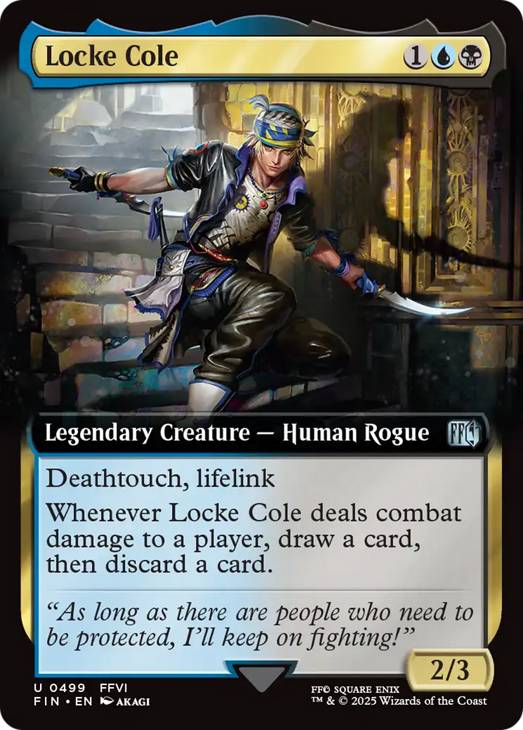 Locke Cole (Extended Art) [FINAL FANTASY] | Card Merchant Takapuna