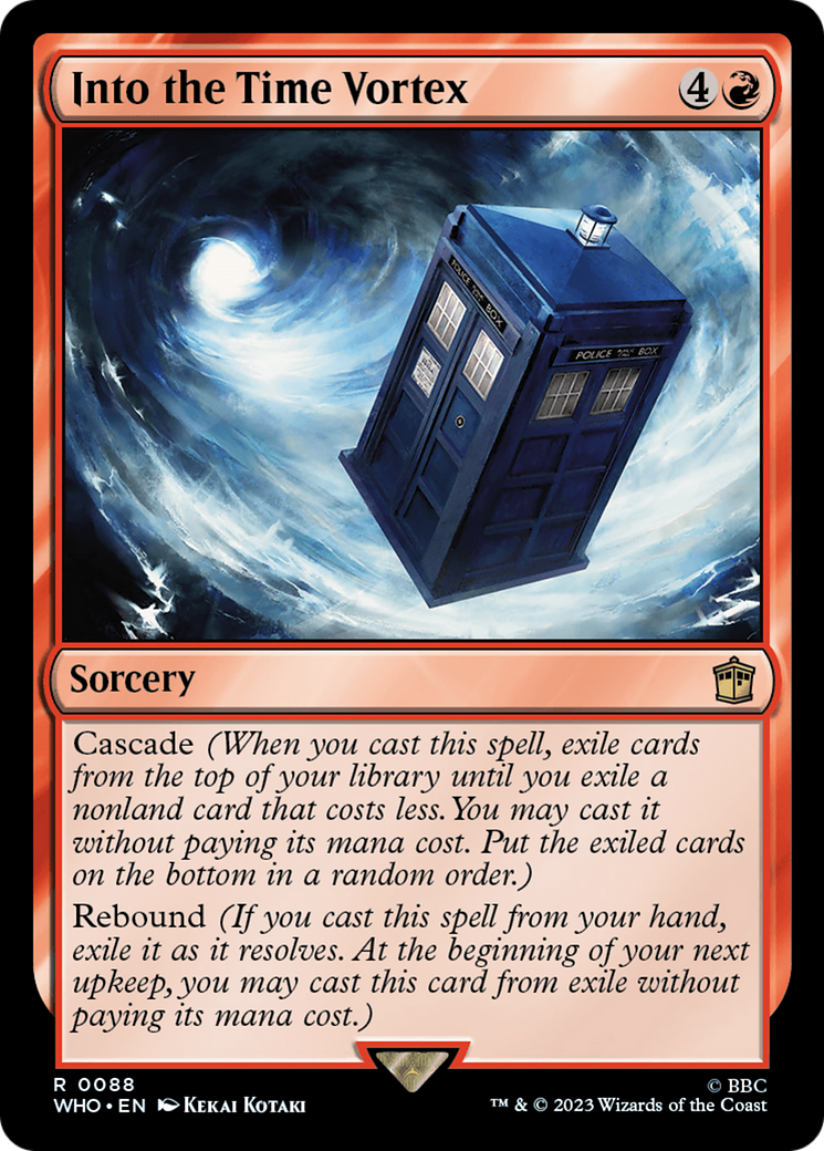 Into the Time Vortex [Doctor Who] | Card Merchant Takapuna