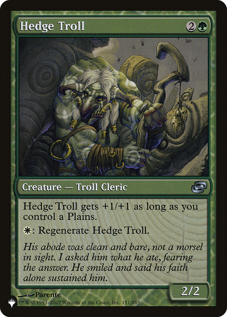 Hedge Troll [The List] | Card Merchant Takapuna